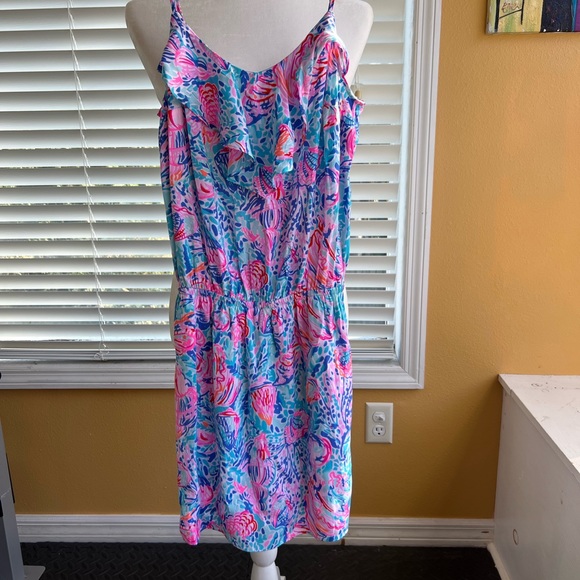 Lily Pulitzer Zana Romper Multi Treasure Trove - Picture 1 of 5